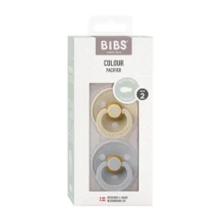 Bibs Fopspeen Latex Symmetrical Vanilla / Cloud Size 2 (2-Pack)