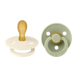 Bibs Fopspeen Latex Symmetrical Ivory / Sage Size 2 (2-Pack)