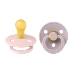 Bibs Fopspeen Round 0-6mnd Dark Oak/Ivory (2 stuks)