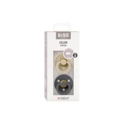 Bibs Fopspeen Round 0-6mnd Dark Oak/Ivory (2 stuks)