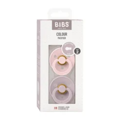 Bibs Fopspeen Round 0-6mnd Dark Oak/Ivory (2 stuks)