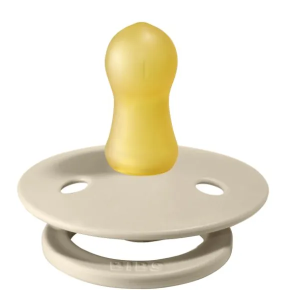 Bibs Fopspeen Round 0-6mnd Vanilla