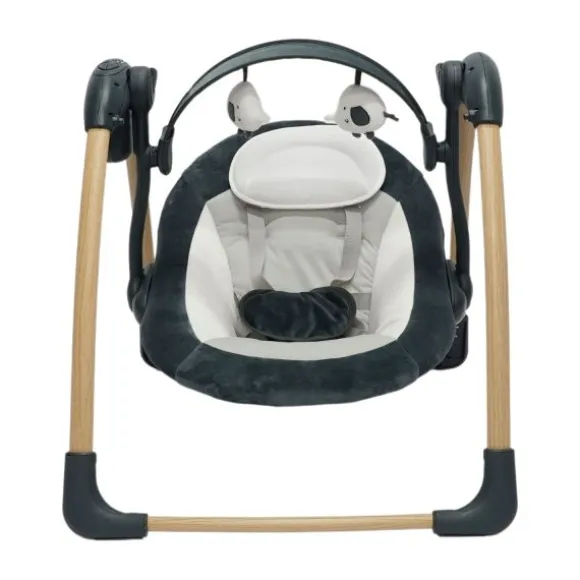 Bo Jungle Dolphy Wood Portable Swing - Shady Grey