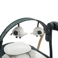 Bo Jungle Dolphy Wood Portable Swing - Shady Grey