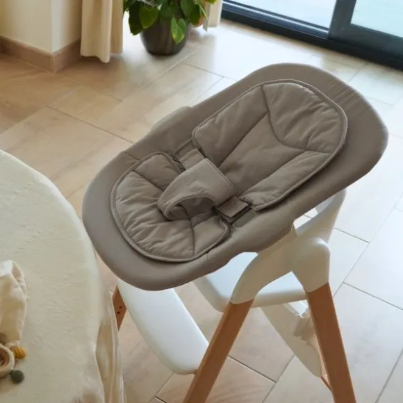 Bo jungle Grow With Me Bouncer - Pure White