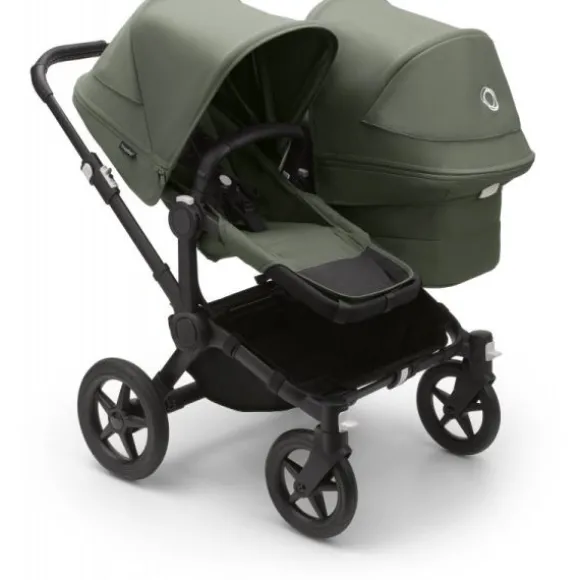 Bugaboo Donkey 5 Duo Complete Black/Forest Green-Forest Green