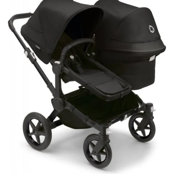 Bugaboo Donkey 5 Duo Complete Black/Forest Green-Forest Green