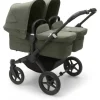 Bugaboo Donkey 5 Twin Complete  Black/Forest Green-Forest Green