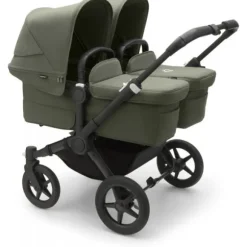 Bugaboo Donkey 5 Twin Complete  Black/Forest Green-Forest Green