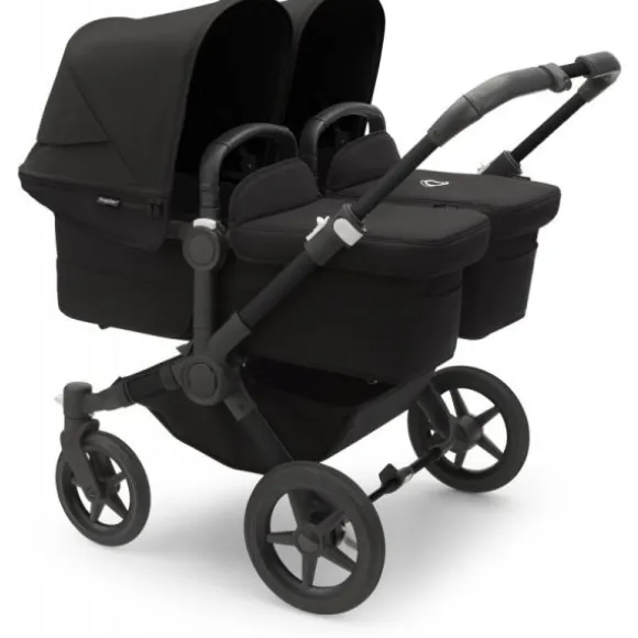 Bugaboo Donkey 5 Twin Complete Black/Forest Green-Forest Green