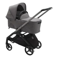 Bugaboo Kinderwagen Dragonfly Complete Graphite Frame / Grey Melange Bekleding