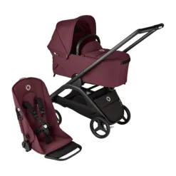 Bugaboo Kinderwagen Dragonfly Complete Graphite Frame / Grey Melange Bekleding