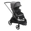 Bugaboo Wandelwagen Dragonfly Graphite Frame / Grey Melange Zitje / Grey Melange Sun Canopy