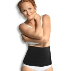 Carriwell Sluitband Belly Binder Biokatoen Zwart L/XL