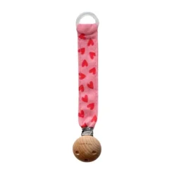 Chewies & More Speenkoord Hartjes - Rood/Roze