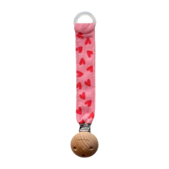 Chewies & More Speenkoord Hartjes - Rood/Roze