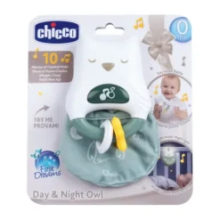 Chicco Rammelaar En Nachtlampje Uil Dag En Nacht
