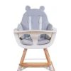 Childhome Kussen Kinderstoel Waterafstotend Polyester Grijs
