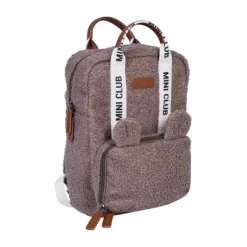 Childhome Mini Club Kinderrugzak - Signature - Teddy - Zacht Bruin