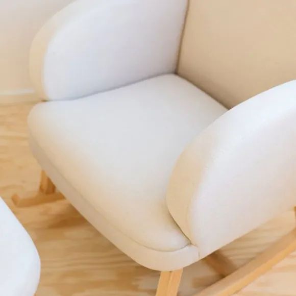 Childhome Schommelstoel - Linnen - Beige