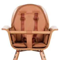Childhome Stoelverkleiner Evolu/Evowood Leatherlook Nude