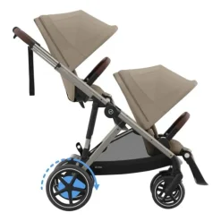 Cybex E-Gazelle S DUO kinderwagen 3-in-1 Almond Beige / Beige