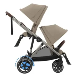 Cybex E-Gazelle S DUO kinderwagen 3-in-1 Almond Beige / Beige