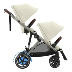 Cybex E-Gazelle S DUO kinderwagen 3-in-1 Almond Beige / Beige