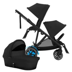 Cybex E-Gazelle S DUO kinderwagen 3-in-1 Almond Beige / Beige