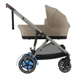 Cybex E-Gazelle S DUO kinderwagen 3-in-1 Almond Beige / Beige