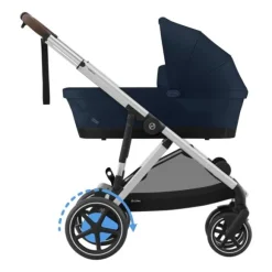 Cybex E-Gazelle S Kinderwagen 2-in-1  met reiswieg Almond Beige / Beige