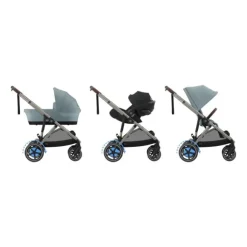 Cybex E-Gazelle S Kinderwagen 2-in-1  met reiswieg Almond Beige / Beige