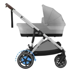 Cybex E-Gazelle S Kinderwagen 2-in-1  met reiswieg Almond Beige / Beige