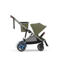 Cybex E-Gazelle S Kinderwagen 2-in-1  met reiswieg Almond Beige / Beige