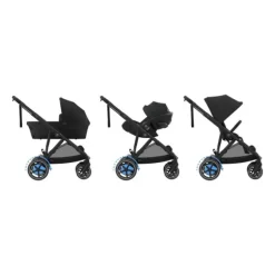 Cybex E-Gazelle S Kinderwagen 2-in-1  met reiswieg Almond Beige / Beige