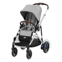 Cybex E-Gazelle S Twin-Kinderwagen Almond Beige / Beige