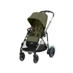 Cybex E-Gazelle S Twin-Kinderwagen Almond Beige / Beige