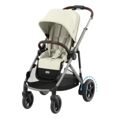 Cybex E-Gazelle S Twin-Kinderwagen Almond Beige / Beige