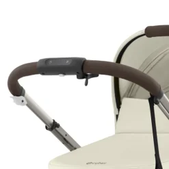 Cybex E-Gazelle S Twin-Kinderwagen Almond Beige / Beige