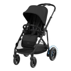 Cybex E-Gazelle S Twin-Kinderwagen Almond Beige / Beige