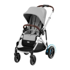 Cybex E-Gazelle S Twin-Kinderwagen Almond Beige / Beige