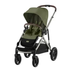 Cybex E-Gazelle S Twin-Kinderwagen Almond Beige / Beige