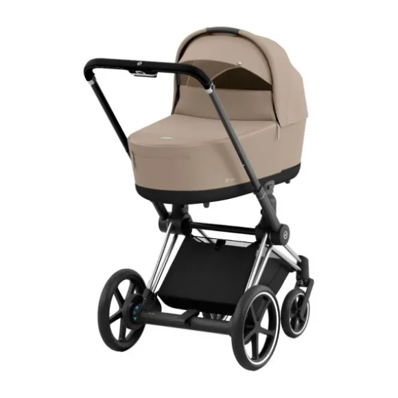 Cybex Kinderwagen 2-in-1 e-Priam 4 Chrome Black / Chrome - Cozy Beige