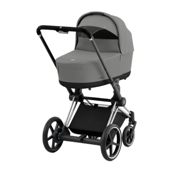 Cybex Kinderwagen 2-in-1 e-Priam 4 Chrome Black / Chrome - Cozy Beige