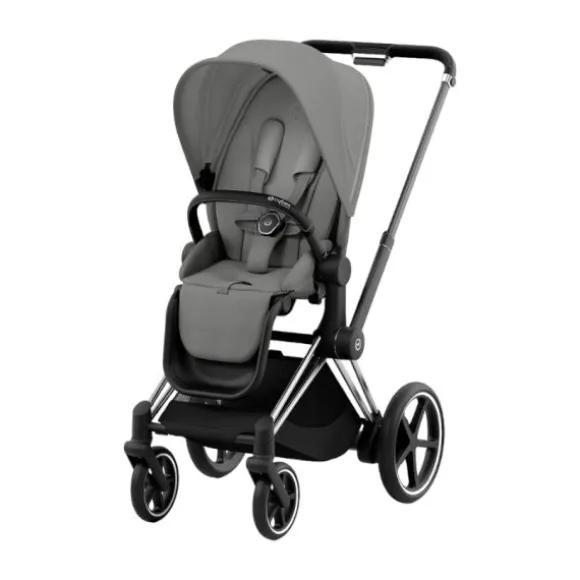 Cybex Kinderwagen 2-in-1 e-Priam 4 Chrome Black / Chrome - Cozy Beige