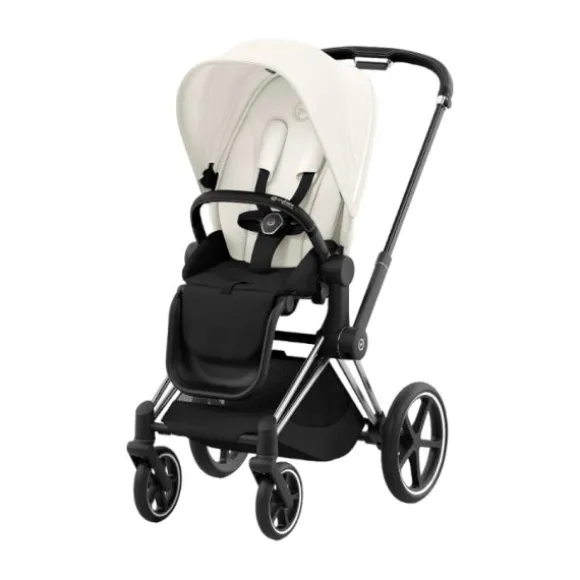 Cybex Kinderwagen 2-in-1 e-Priam 4 Chrome Black / Chrome - Cozy Beige