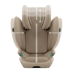 Cybex Solution G2 I-Fix Plus Autostoeltje - Almond Beige / Beige