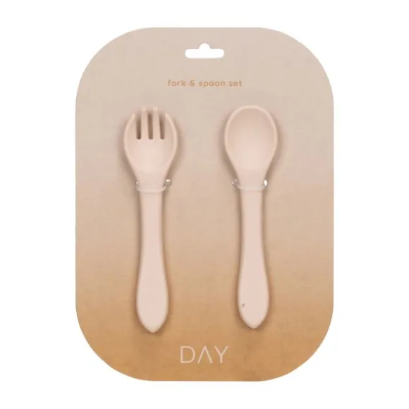 DAY Lepel En Vork Ivory Cream