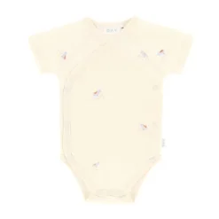 DAY Overslagromper Korte Mouw - Cream - Mt. 50/56