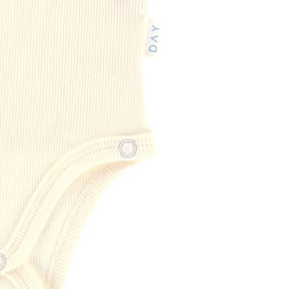 DAY Overslagromper Lange Mouw Rib - Mt. 50/56 - Cream